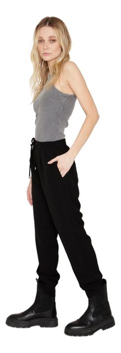 Pantalón Jogger Summer Negro Jacinta Tienda-2