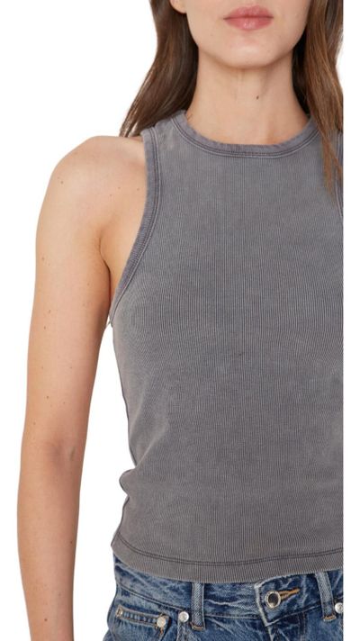Rib Tank Top Gris Jacinta Tienda-5