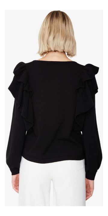 Chaleco Olimpia Doble Negro Jacinta Tienda-3