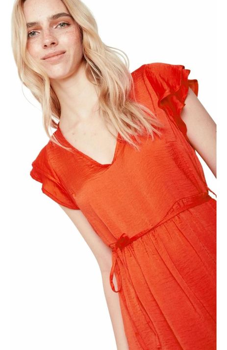 Vestido Anna Corto Coral  L coral M coral-5
