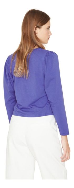 Polera Alicia Manga Larga Azul Jacinta Tienda-2