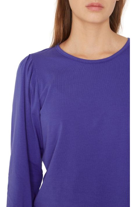 Polera Alicia Manga Larga Azul Jacinta Tienda-5