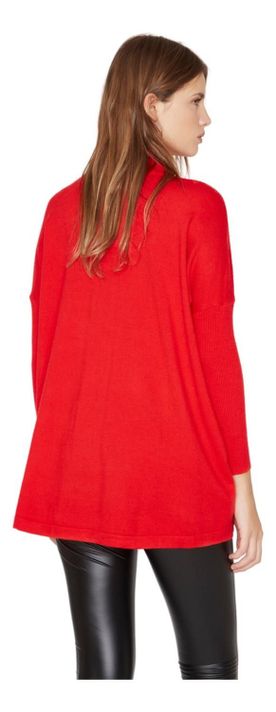 Chaleco Manuela Largo Iii Rojo Jacinta Tienda-2