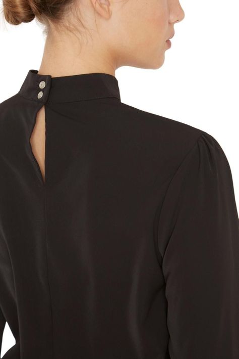 Blusa Paula Ii Negra Jacinta Tienda-4