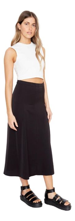 Falda Delfi Negra Jacinta Tienda-1