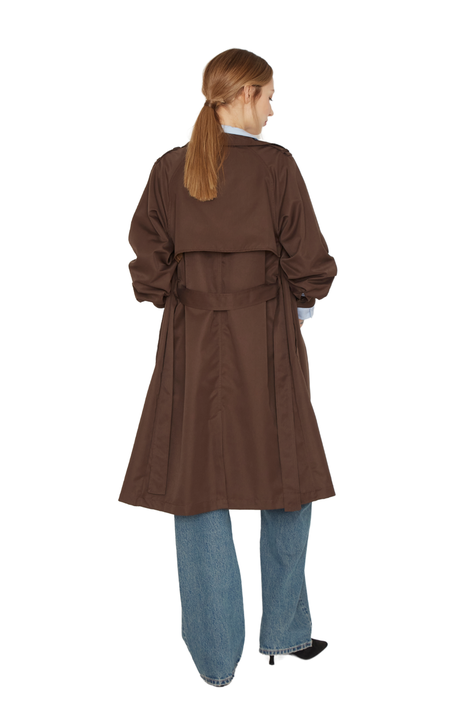 Trench Coat Porter café Jacinta Tienda-5