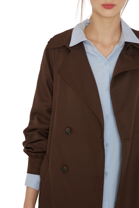 Trench Coat Porter café Jacinta Tienda-6