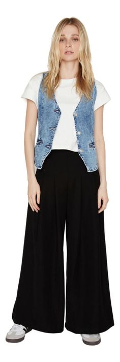 Pantalón Nina Negro Jacinta Tienda-0