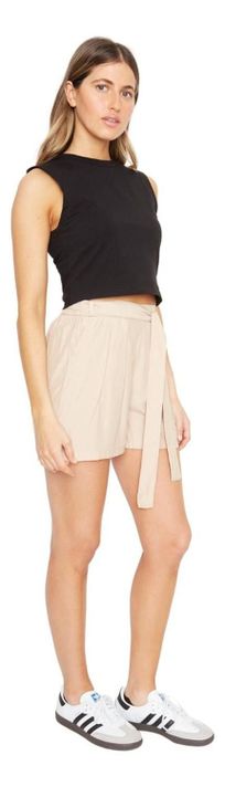 Short Greta Con Lazo Iii Crudo Jacinta Tienda-1