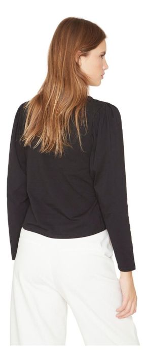 Polera Alicia Manga Larga Negra Jacinta Tienda-4