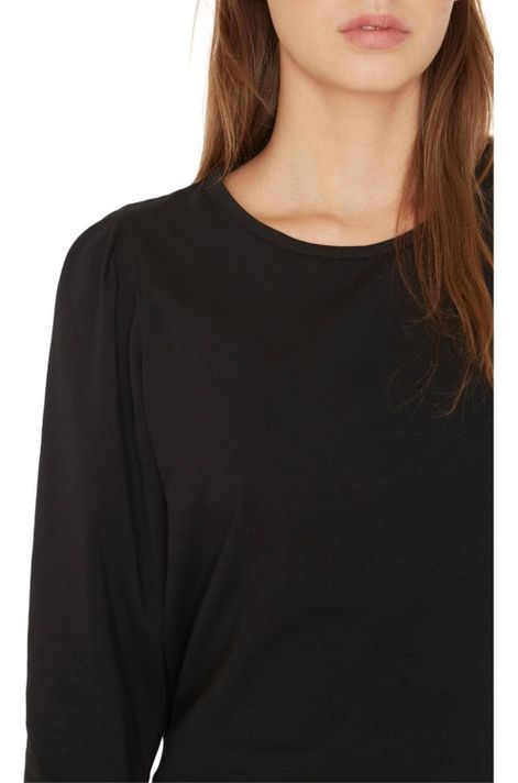 Polera Alicia Manga Larga Negra Jacinta Tienda-5
