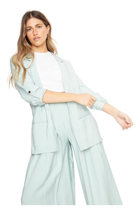 Blazer Olivia Ii Verde Agua Jacinta Tienda-0