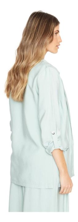 Blazer Olivia Ii Verde Agua Jacinta Tienda-3