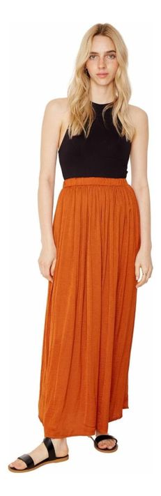 Falda Elisa Terracota Jacinta Tienda-1