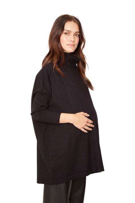 Chaleco Manuela largo II negro-4