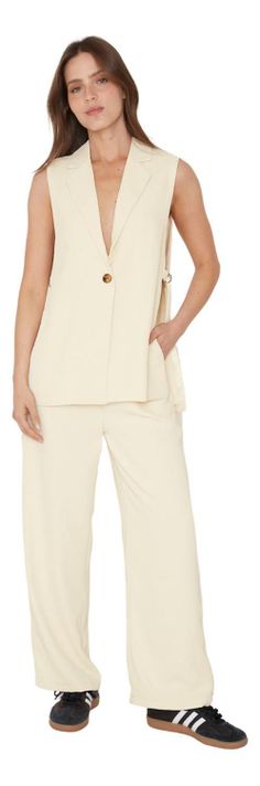Pantalón Elsa Beige Jacinta Tienda-2