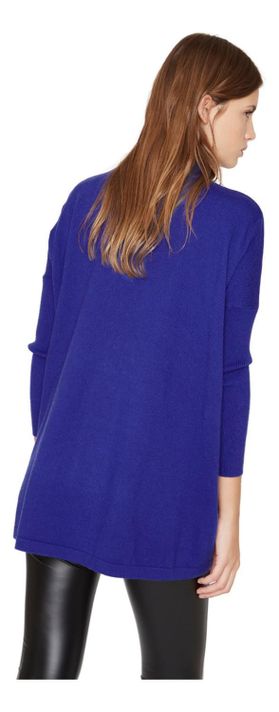 Chaleco Manuela Largo Iii Azul Jacinta Tienda-2