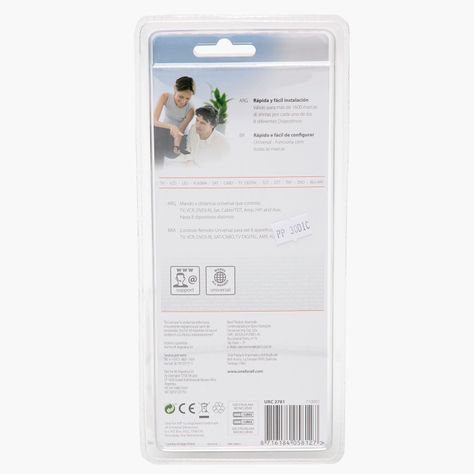 Control Remoto Universal  8 en 1 URC2781-4