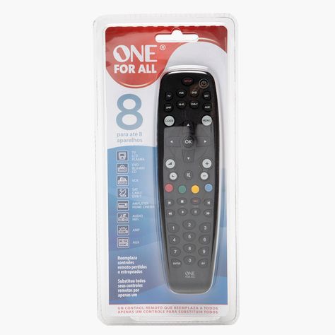 Control Remoto Universal  8 en 1 URC2781-3