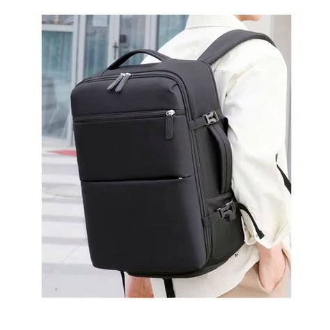 Mochila De Viaje Cabina Avión Original Viral TikTok 40L - Impermeable, Unisex, Con USB y Compartimen-2