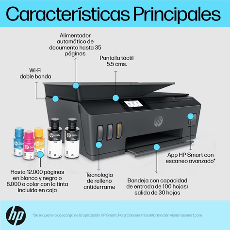 Impresora Multifuncional Smart Tank 530 Color WiFi-6