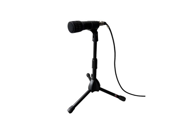 Soporte de Micrófono Perfil Bajo Negro-2