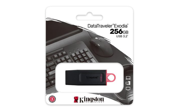 Pendrive Unidad Flash USB DataTraveler Exodia 256 GB USB tipo A-5