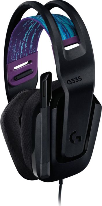 Audífonos G335 Alámbrico Diadema Negro-1