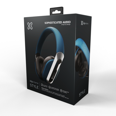 Audífonos Diadema Klip Xtreme KWH-750BL Inalámbrico Azul-6