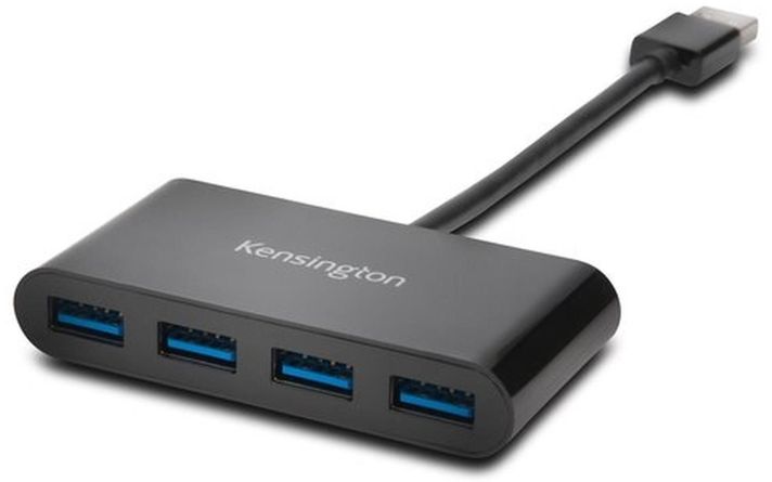 USB Hub Kensington UH4000 4 puertos Negro-0