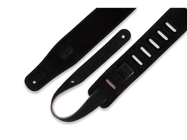 Correa para Guitarra Eléctrica 6,4cm Gamuza L:94-137cm Black-1