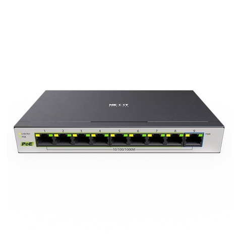 Switch VertexV900P Nexxt Professional 9 puertos PoE Gigabit-0