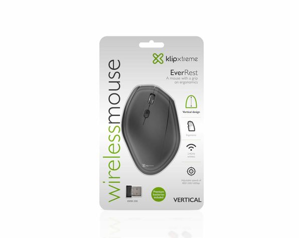 Mouse EverRest Diestro RF inalámbrico Óptico-9