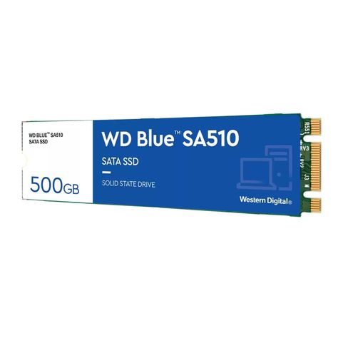 Disco Estado Sólido Interno WD Blue SA510 500GB M.2-1