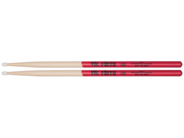 Baquetas Batería American Classic 5A NYLON c/VIC GRIP Vic Firth-1