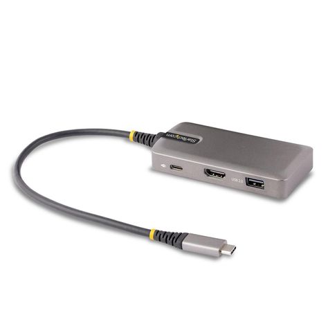 Docking Station USB-C a HDMI 4K USB Tipo-A de 3 puertos-1