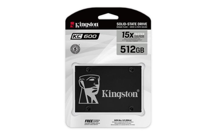 Disco Estado Sólido Interno Kingston KC600 512GB 2.5"-0