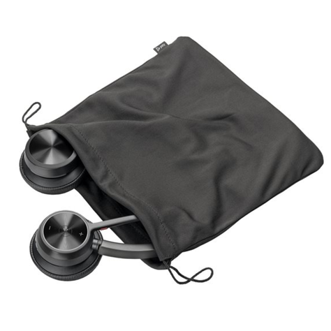Audífonos Diadema Poly Voyager 4320 Inalámbrico Negro-5