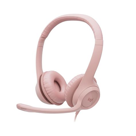 Audífonos Teletrabajo/Call Center Logitech H390 Rosa-0
