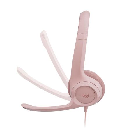 Audífonos Teletrabajo/Call Center Logitech H390 Rosa-3