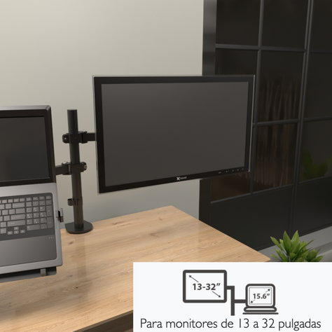 Soporte para pantalla plana 32" Negro Escritorio-3