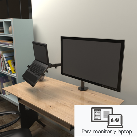 Soporte para pantalla plana 32" Negro Escritorio-4