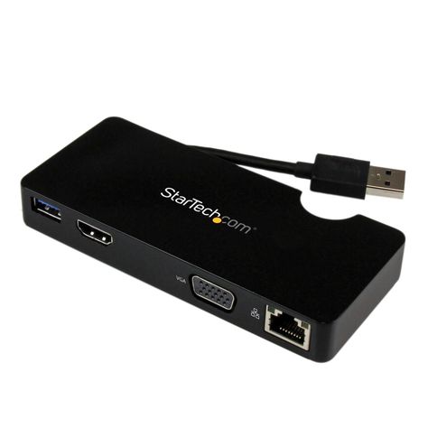 Docking Station StarTech USB 3.0 de Viajes con HDMI o VGA-0