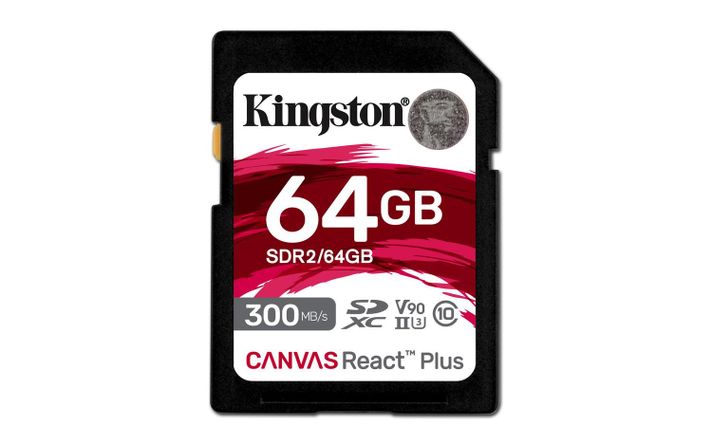 Memoria Flash Canvas React Plus 64 GB SD UHS-II Clase 10-0