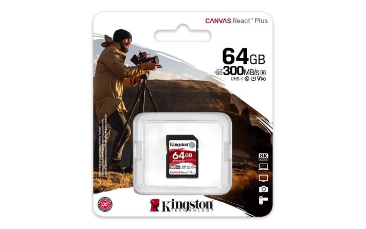 Memoria Flash Canvas React Plus 64 GB SD UHS-II Clase 10-2