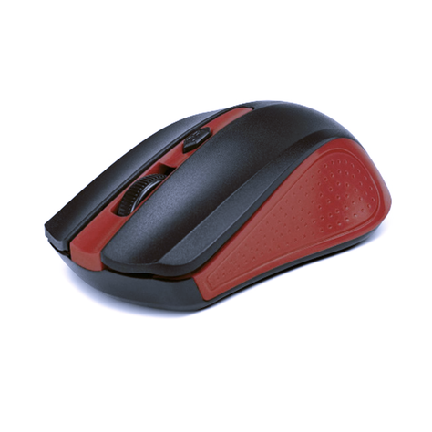 Mouse XTM-310RD Ambidiestro RF inalámbrico Óptico-0