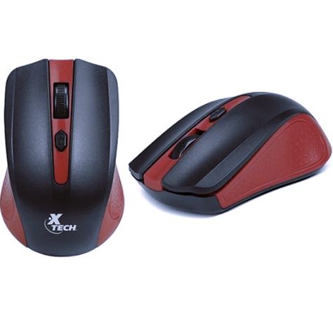 Mouse XTM-310RD Ambidiestro RF inalámbrico Óptico-1
