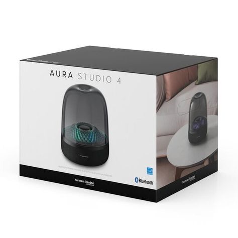 Altavoz Inalámbrico y alámbrico HKAURAS4BLKAM Negro-3
