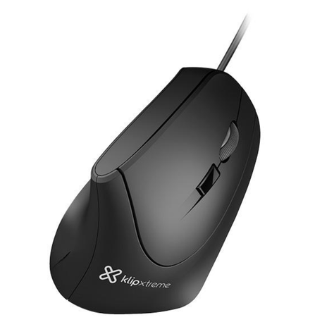 Mouse Diestro Klip Xtreme KMO-506 USB tipo A Óptico 1600 DPI-0