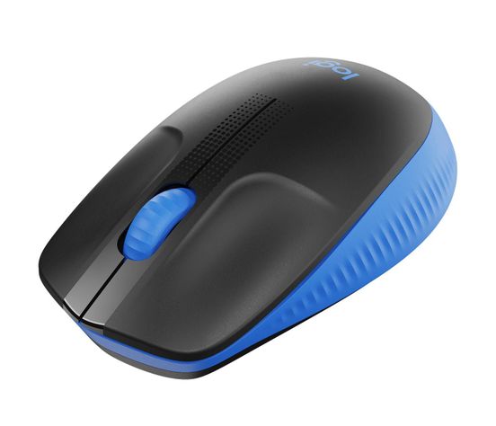 Mouse Logitech M190 Inalámbrico Negro Azul-2